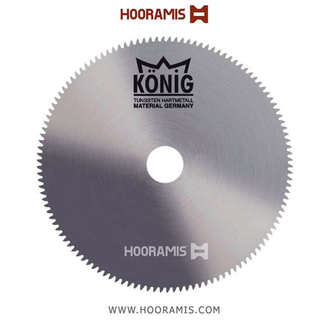 تیغ اره فولادی بزرگ 200 دندانه قطر 250 ضخامت 2 جهت برش زهوار uPVC برند کونیگ Konig ترکیه | کدرفرنس CK-250-011 |